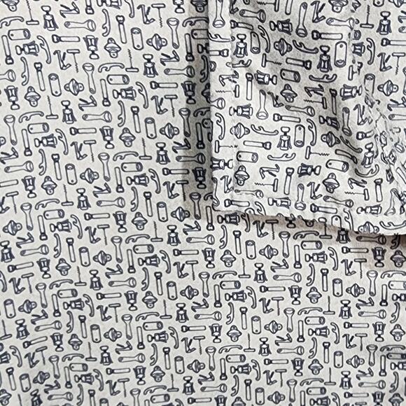 Cremieux Performance Polo XL Tool Print Dad Shirt Handyman Gray - Picture 4 of 7